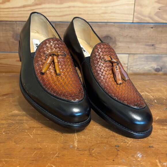 New Joseph Abboud Leather Tasseled Loafers - Picture 1 of 6